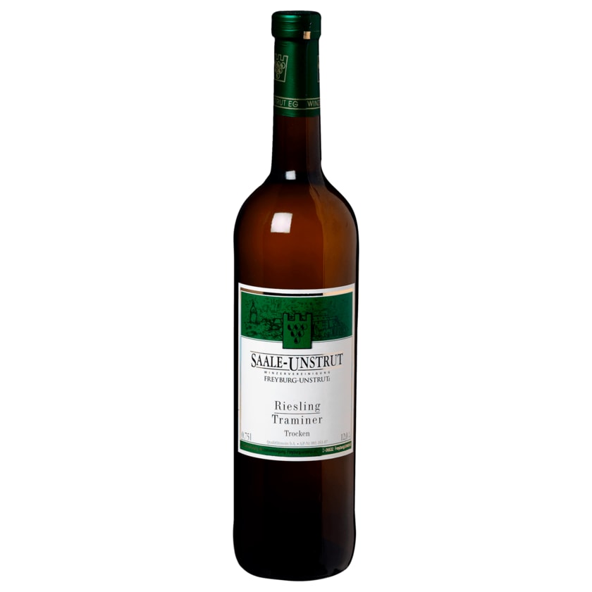 Saale-Unstrut Weißwein Riesling QbA trocken 0,75l